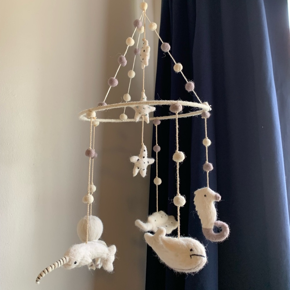 EUC pehr Life Aquatic ceiling mobile